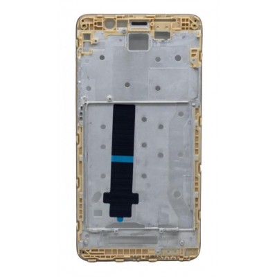 Lcd Frame Middle Chassis For Xiaomi Redmi Note 3 Mediatek Gold By - Maxbhi Com