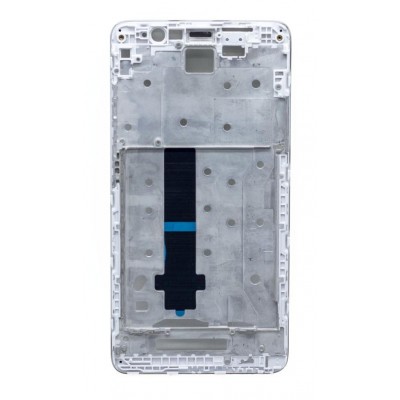 Lcd Frame Middle Chassis For Xiaomi Redmi Note 3 Mediatek White By - Maxbhi Com
