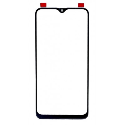 Replacement Front Glass For Realme 3 Black By - Maxbhi Com