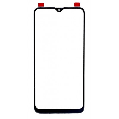 Replacement Front Glass For Realme 3 Black By - Maxbhi Com