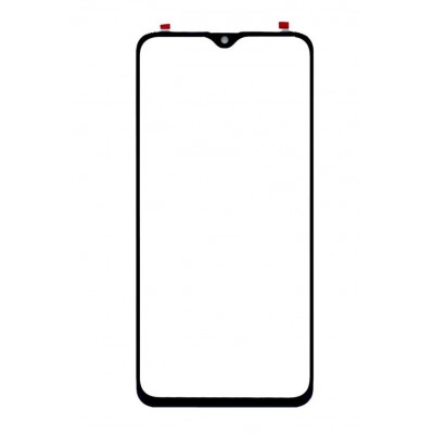 Replacement Front Glass For Realme Xt Black By - Maxbhi Com