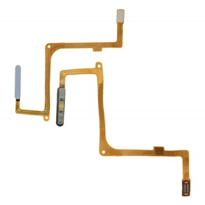 Fingerprint Sensor Flex Cable For Honor V30 Pro Blue By - Maxbhi Com