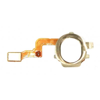 Fingerprint Sensor Flex Cable For Oppo A8 Green By - Maxbhi Com