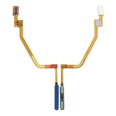 Fingerprint Sensor Flex Cable For Xiaomi Poco X3 Blue By - Maxbhi Com