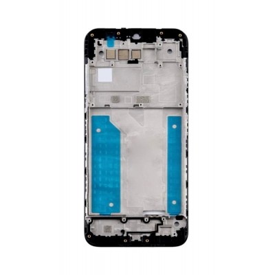 Lcd Frame Middle Chassis For Lg Q51 Black By - Maxbhi Com