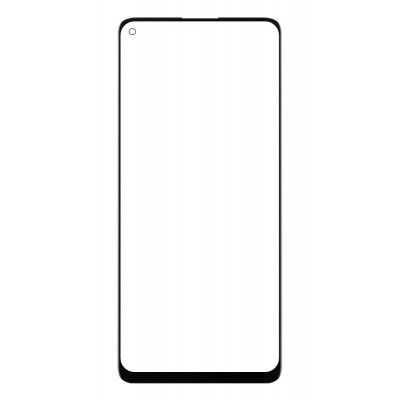 Replacement Front Glass For Oppo F19s Black By - Maxbhi Com