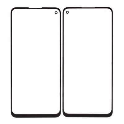 Replacement Front Glass For Realme Gt Master Black By - Maxbhi Com