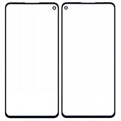 Replacement Front Glass For Realme Gt Neo 2 Black By - Maxbhi Com