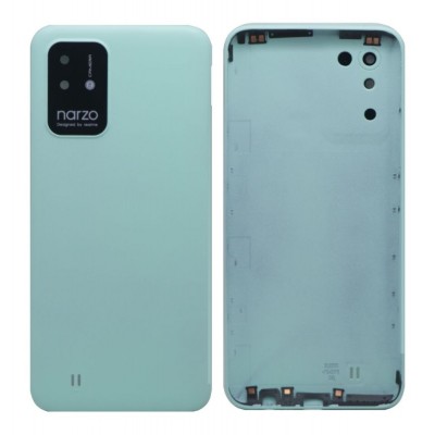 Back Panel Cover For Realme Narzo 50i Green - Maxbhi Com
