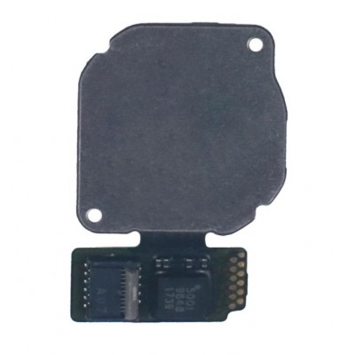 Fingerprint Sensor Flex Cable For Huawei Y6 2019 Black By - Maxbhi Com