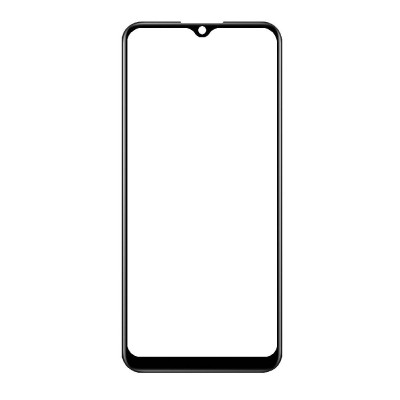 Replacement Front Glass For Realme Narzo 50i Black By - Maxbhi Com