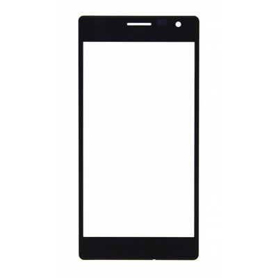 Replacement Front Glass For Nokia Lumia 730 Dual Sim Black By - Maxbhi Com