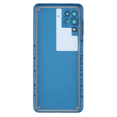 Back Panel Cover For Samsung Galaxy A12 Blue - Maxbhi Com
