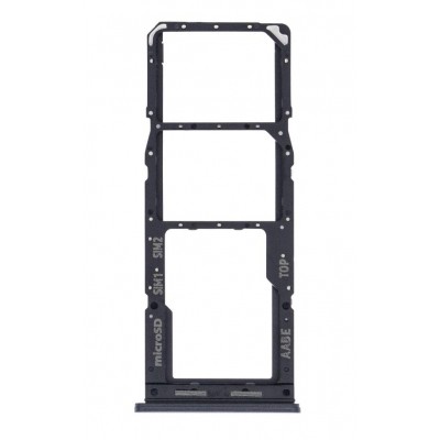 Sim Card Holder Tray For Samsung Galaxy A12 Black - Maxbhi Com