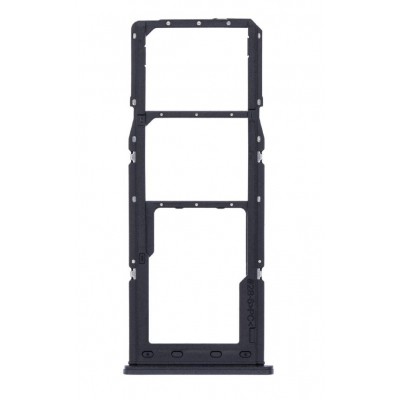 Sim Card Holder Tray For Samsung Galaxy A12 Black - Maxbhi Com