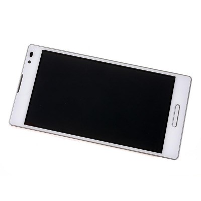 Lcd Frame Middle Chassis For Lg Optimus L9 P760 White By - Maxbhi Com