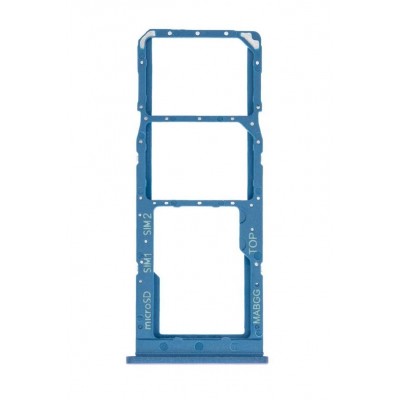 Sim Card Holder Tray For Samsung Galaxy A12 Blue - Maxbhi Com