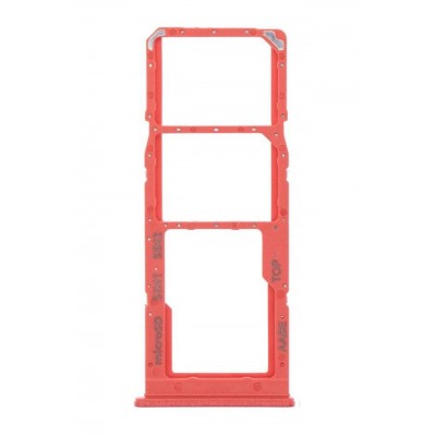 Sim Card Holder Tray For Samsung Galaxy A12 Red - Maxbhi Com