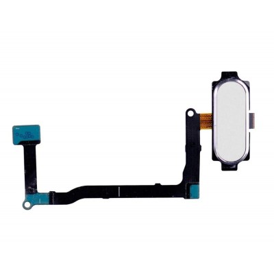Fingerprint Sensor Flex Cable For Samsung Galaxy Note5 Cdma Silver By - Maxbhi Com