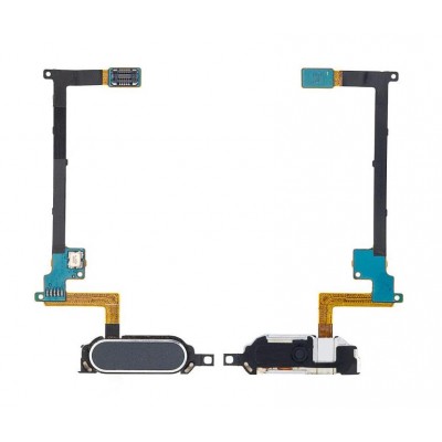 Fingerprint Sensor Flex Cable For Samsung Galaxy Note 4 Usa Black By - Maxbhi Com