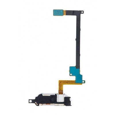 Fingerprint Sensor Flex Cable For Samsung Galaxy Note 4 Usa Black By - Maxbhi Com