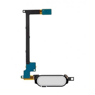 Fingerprint Sensor Flex Cable For Samsung Galaxy Note 4 Usa White By - Maxbhi Com