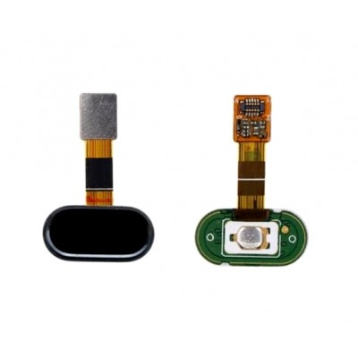 Fingerprint Sensor Flex Cable For Meizu M5 Black By - Maxbhi Com