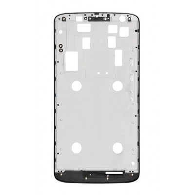 Lcd Frame Middle Chassis For Motorola Moto X Play 16gb Black By - Maxbhi Com