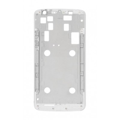 Lcd Frame Middle Chassis For Motorola Moto X Play 16gb White By - Maxbhi Com