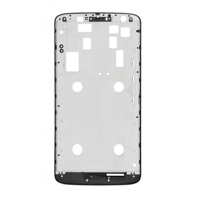Lcd Frame Middle Chassis For Motorola Moto X Play 32gb Black By - Maxbhi Com