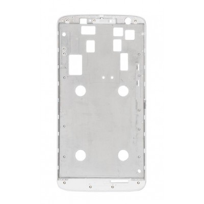 Lcd Frame Middle Chassis For Motorola Moto X Play 32gb White By - Maxbhi Com