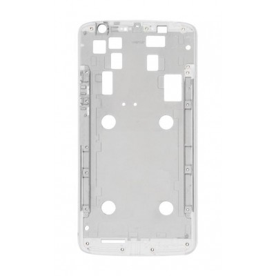 Lcd Frame Middle Chassis For Motorola Moto X Play 32gb White By - Maxbhi Com