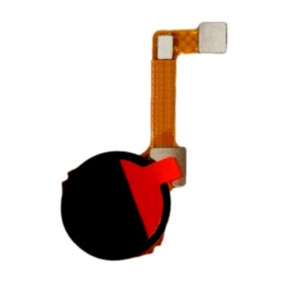 Fingerprint Sensor Flex Cable For Lenovo K5 Play Black By - Maxbhi Com