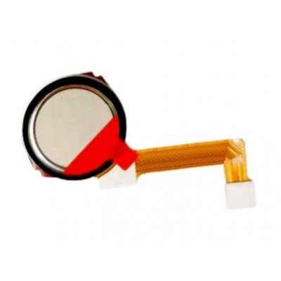Fingerprint Sensor Flex Cable For Lenovo K5 Play White By - Maxbhi Com