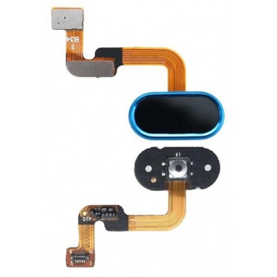 Fingerprint Sensor Flex Cable For Meizu M6 Note Blue By - Maxbhi Com