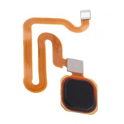 Fingerprint Sensor Flex Cable For Vivo X20 Black By - Maxbhi Com
