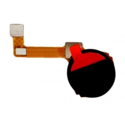 Fingerprint Sensor Flex Cable For Lenovo K5 Play Black By - Maxbhi Com