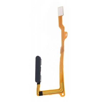 Fingerprint Sensor Flex Cable For Huawei Enjoy 20 Black By - Maxbhi Com