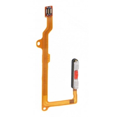 Fingerprint Sensor Flex Cable For Huawei Enjoy 20 Black By - Maxbhi Com