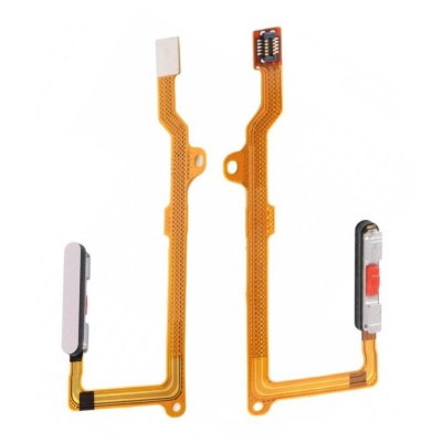 Fingerprint Sensor Flex Cable For Huawei Enjoy 20 White By - Maxbhi Com