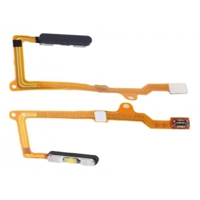 Fingerprint Sensor Flex Cable For Huawei Enjoy 20 Pro Black By - Maxbhi Com