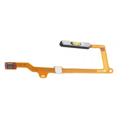 Fingerprint Sensor Flex Cable For Huawei Enjoy 20 Pro Black By - Maxbhi Com