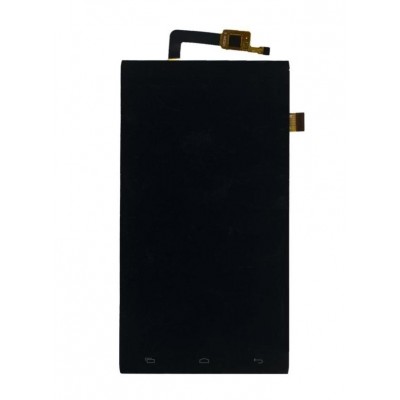 Lcd With Touch Screen For Micromax Canvas Juice 2 Aq5001 Grey By - Maxbhi Com