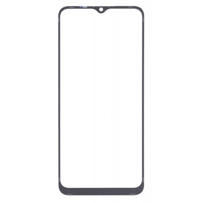 Replacement Front Glass For Realme C11 Black By - Maxbhi Com