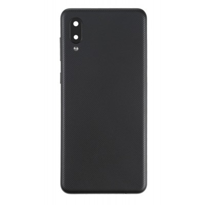 Back Panel Cover For Samsung Galaxy A02 Black - Maxbhi Com