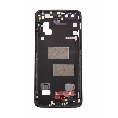 Back Panel Cover For Oneplus 5 Black Slate - Maxbhi Com