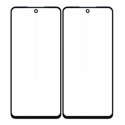 Replacement Front Glass For Infinix Hot 11s Black By - Maxbhi Com