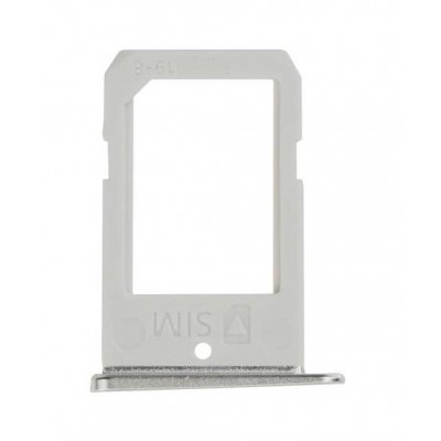 Sim Card Holder Tray For Samsung Galaxy S6 Edge Cdma White - Maxbhi Com