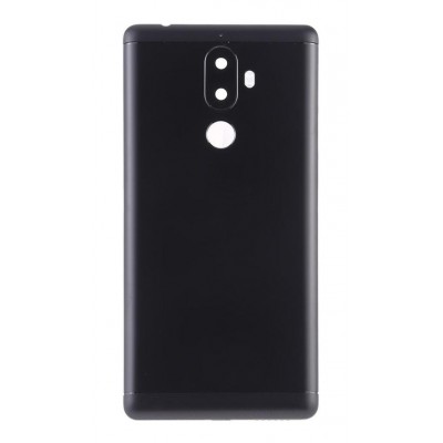 Back Panel Cover For Lenovo K8 Note Black - Maxbhi Com