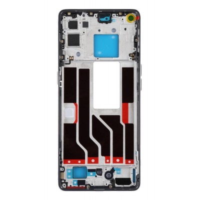 Lcd Frame Middle Chassis For Oppo Reno 5 Pro 5g White By - Maxbhi Com